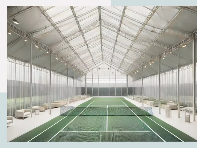 Строительство теннисных кортов в Артёме