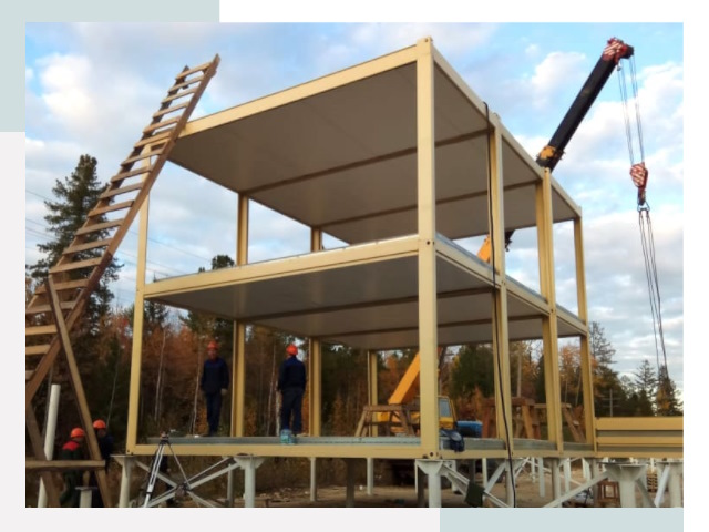 Строительство модульных здания Артем