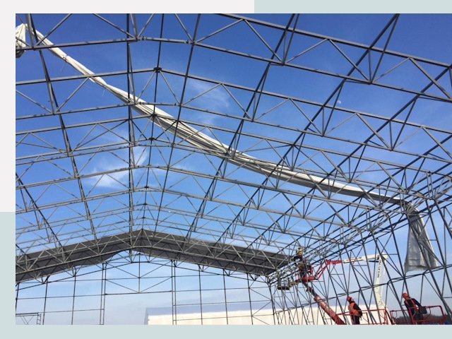 Шатровые ангары от 622 руб. в Артёме и Приморский край