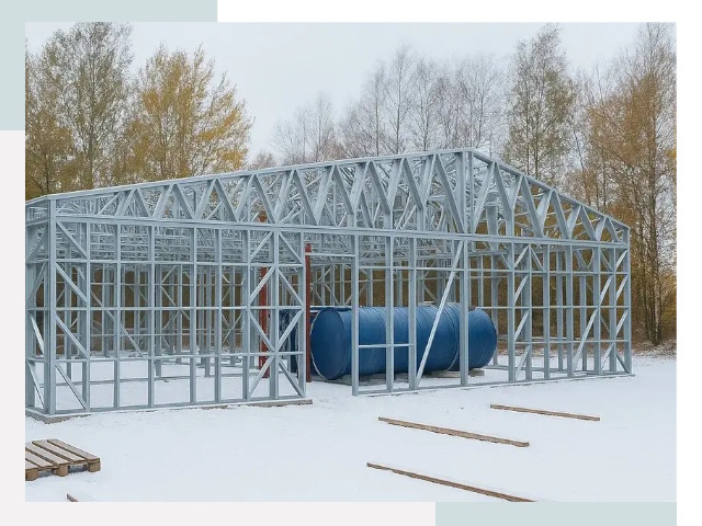 Металлические ангары в Артёме