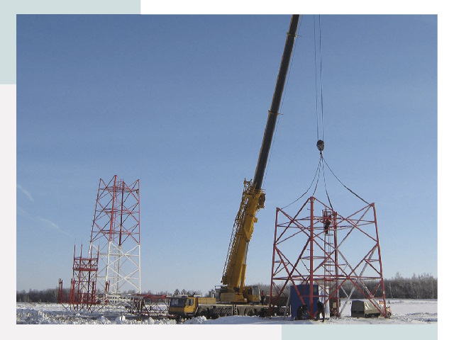 Монтаж вышек связи в Артёме