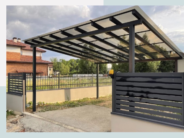 Металлические навесы в Артем от 622 руб. за м²