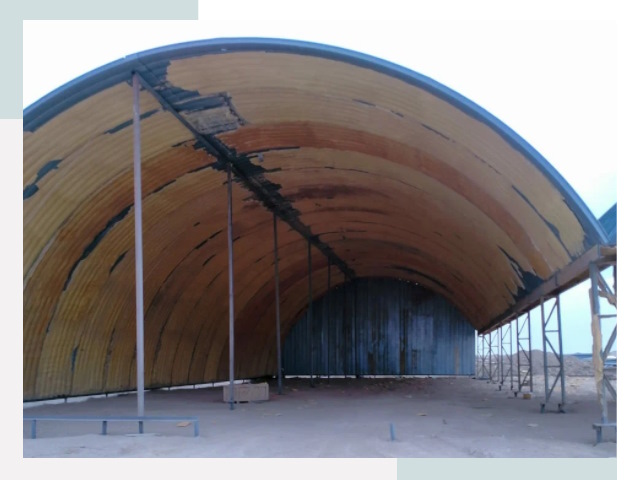 Реконструкция ангаров в Артёме