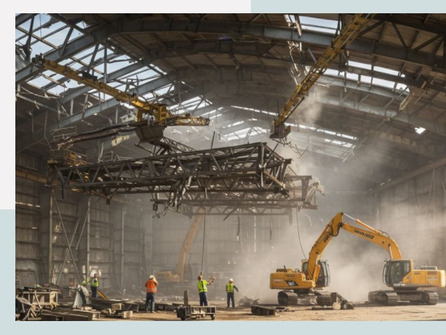 Демонтаж ангаров в Артёме от 622 руб. за м²