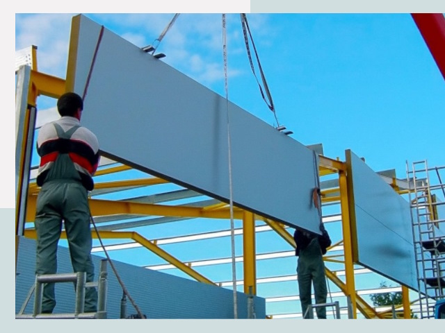 Монтаж сэндвич-панелей в Артёме от 622 руб.