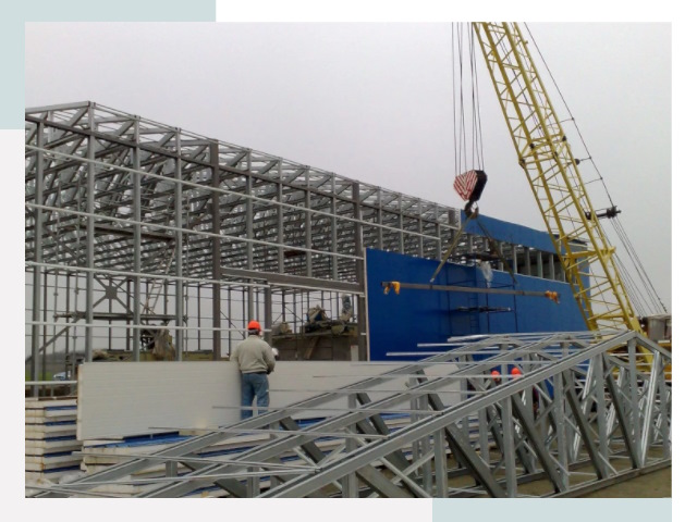 Монтаж ангаров в Артёме