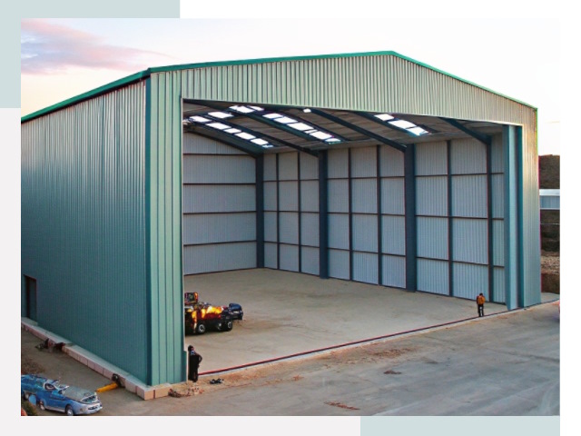 Строительство ангаров в Артёме