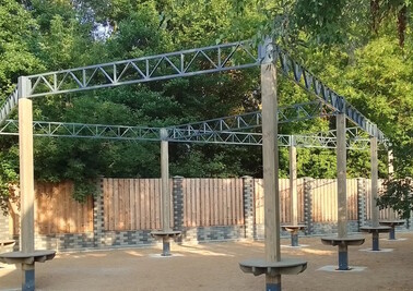 Терраса из металлоконструкций под ключ, проектирование, изготовление и монтаж от СтальСтрой-Арт